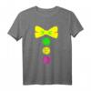 Karneval Clown Kostüm für Eltern & Kinder – Lustiges Fasching T-Shirt mit Fliege und Knöpfen für Karneval, Fasnacht & Fasching Party
