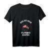 Damen Lustiges HapDeer T-Shirt mit Flamingo-Motiv - Karneval Fasching V-Ausschnitt für Mottopartys und Feierlichkeiten