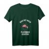 Damen Lustiges HapDeer T-Shirt mit Flamingo-Motiv - Karneval Fasching V-Ausschnitt für Mottopartys und Feierlichkeiten