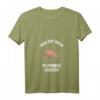 Damen Lustiges HapDeer T-Shirt mit Flamingo-Motiv - Karneval Fasching V-Ausschnitt für Mottopartys und Feierlichkeiten