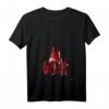 Damen Köln Koeln Kölner Dom Karneval Kostüm rot und weiß T-Shirt mit V-Ausschnitt – Perfekt für Rosenmontag, Altweiber & jecke Partys