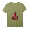 Damen Köln Koeln Kölner Dom Karneval Kostüm rot und weiß T-Shirt mit V-Ausschnitt – Perfekt für Rosenmontag, Altweiber & jecke Partys