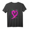 Konfetti im Herzen pinkes T-Shirt für Karneval & Fasnacht – Lustiges Party-Outfit für Damen, Mädchen & Faschingsfeier