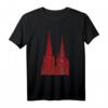Dom Mit Herz Für Kölner Fans Kölle Herzen Liebe Köln T-Shirt – Perfektes Karnevals- und Köln-Liebesmotiv für Jecken und Fans