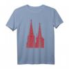 Dom Mit Herz Für Kölner Fans Kölle Herzen Liebe Köln T-Shirt – Perfektes Karnevals- und Köln-Liebesmotiv für Jecken und Fans