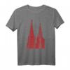 Dom Mit Herz Für Kölner Fans Kölle Herzen Liebe Köln T-Shirt – Perfektes Karnevals- und Köln-Liebesmotiv für Jecken und Fans