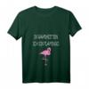 Damen & Herren Flamingo Lustiges Karneval T-Shirt mit V-Ausschnitt – Witziges Faschingskostüm für Junggesellenabschied, Party & Last-Minute-Outfit