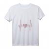 Damen Herzschlag Puls Kölner Dom Fasching Karneval Konfetti T-Shirt mit V-Ausschnitt – Ideal für Köln-Jecke und Karnevals-Fans