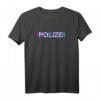 HapDeer Polizei Kostüm T-Shirt – Lustiges Fasching Outfit für Kinder, Jungs, Mädchen, Frauen & Männer für Karneval & Fastnacht