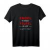 Engel Teufel Kostüm für Damen – Lustiges Fasching & Karneval Outfit, Gruppenkostüm für Freundinnen & Partnerinnen, Zicke Sprüche T-Shirt