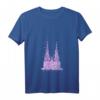 Damen Kölner Dom Kölsch Kölnerin Fasching Karneval Outfit T-Shirt mit V-Ausschnitt – Authentisches Köln Kostüm für Fasnacht & Karnevalsspaß