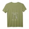 Damen HapDeer T-Shirt - Die mit der Katze spricht, lustiges Katzen Motiv mit V-Ausschnitt für Frauen, die Katzen lieben