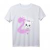 Kinder Kätzchen Geburtstagsshirt für 2 Jahre Mädchen und Jungen - Lustiges Geburtstagsoutfit für Zweijährige & Katzenliebhaber