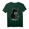 Lustiges Katze What T-Shirt – Cooles Katzen Tshirt mit Katermotiv, Perfekt als Geschenk für Katzenliebhaber zu Weihnachten, Geburtstag & Co.