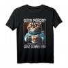 Kaffee Morgenmuffel Mitarbeiter Spruch Lustig Katze Geschenk T-Shirt - Sarkastischer Humor für Arbeit, Teenager & Katzenliebhaber