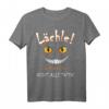Lächle Du Kannst Sie Nicht Alle Töten Katze Lachen T-Shirt – Witziges Geschenk für Sarkastiker & Katzenliebhaber mit schwarzem Humor