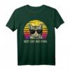 Katzen Best Cat Dad Ever Papa Vatertag Geburtstag Geschenk T-Shirt – Lustiges Katzen Motiv für Katzenpapa & Männer mit Katzenliebe