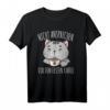 Nicht vor dem ersten Kaffee Nachthemd - Lustiges Katze Kitten T-Shirt für Kaffeeliebhaber, Langschläfer & Morgenmuffel