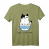 Lustiges russisches T-Shirt mit Katze und kyrillischem Alphabet – Perfektes Souvenir für Russland-Reisende und Sprachliebhaber