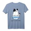 Lustiges russisches T-Shirt mit Katze und kyrillischem Alphabet – Perfektes Souvenir für Russland-Reisende und Sprachliebhaber