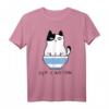 Lustiges russisches T-Shirt mit Katze und kyrillischem Alphabet – Perfektes Souvenir für Russland-Reisende und Sprachliebhaber