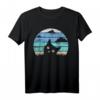 Katzen Damen Herren Miau Katze Motiv Geschenk T-Shirt – Witziges Geschenk für Katzenliebhaber, Katzenmama & Katzenpapa
