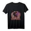 Cat Girl - Moderner Kunst Stil für Frauen und Mädchen T-Shirt, perfektes Geschenk für Katzenliebhaberinnen zu Geburtstag, Weihnachten, Ostern & mehr