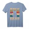Mir nicht auf den Sacken gehen du sollst Katze T-Shirt - Lustiges Bürohumor Shirt gegen Morgentief & für mehr Spaß bei der Arbeit