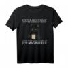 Kaffee Redet Nicht Lustiges Spruch T-Shirt für Beruf und Alltag – Perfektes Geschenk für Kaffeeliebhaber, Schlafmützen & Wochenendfans