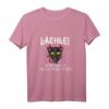 Lächle du kannst sie nicht alle töten - Teuflisches Katzen T-Shirt für Halloween, Karneval & Party, Gothic Katzenliebhaber Geschenk