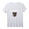 Lächle du kannst sie nicht alle töten - Teuflisches Katzen T-Shirt für Halloween, Karneval & Party, Gothic Katzenliebhaber Geschenk