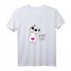 Süße Katze mit Herz Valentinstag T-Shirt – Niedliches Geschenk für Männer, Frauen und Kinder zum Feiertag