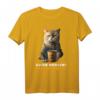 Lustiges Kaffee Katzen Spruch T-Shirt - Guten Morgen Ganz dünnes Eis für Katzenliebhaber, Morgenmuffel & Sarkastische Kollegen