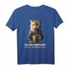 Lustiges Kaffee Katzen Spruch T-Shirt - Guten Morgen Ganz dünnes Eis für Katzenliebhaber, Morgenmuffel & Sarkastische Kollegen