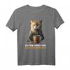 Lustiges Kaffee Katzen Spruch T-Shirt - Guten Morgen Ganz dünnes Eis für Katzenliebhaber, Morgenmuffel & Sarkastische Kollegen