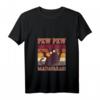 Damen Pew Pew Madafakas Katzen T-Shirt mit V-Ausschnitt – Lustiges Sommer Top für Katzenliebhaber, Vintage Retro Design, perfekte Geschenke für Katzenmama, -papa, Geburtstags- und Weihnachtsgeschenk