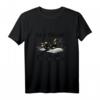 Frauen Katzenbuch T-Shirt – Leben ist besser mit Katzen und Büchern, perfektes Geschenk für Katzen- und Buchliebhaberinnen