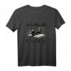Frauen Katzenbuch T-Shirt – Leben ist besser mit Katzen und Büchern, perfektes Geschenk für Katzen- und Buchliebhaberinnen