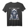 Lustiges Katzen Anime T-Shirt mit Spruch - Für Morgenmuffel, Sarkastische und Ironische Katzenliebhaber, Perfekt als Geschenk für Kollegen