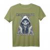 Lustiges Katzen Anime T-Shirt mit Spruch - Für Morgenmuffel, Sarkastische und Ironische Katzenliebhaber, Perfekt als Geschenk für Kollegen