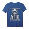 Lustiges Katzen Anime T-Shirt mit Spruch - Für Morgenmuffel, Sarkastische und Ironische Katzenliebhaber, Perfekt als Geschenk für Kollegen