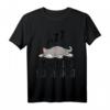 Offizielles Schlafshirt Katze - Lustiges Katzen Motiv T-Shirt für Damen, Herren, Teenager & Katzenfans als Geschenk