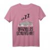 Offizielles Schlafshirt Katze - Lustiges Katzen Motiv T-Shirt für Damen, Herren, Teenager & Katzenfans als Geschenk