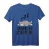 Offizielles Schlafshirt Katze - Lustiges Katzen Motiv T-Shirt für Damen, Herren, Teenager & Katzenfans als Geschenk