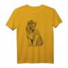 Tiger Motiv Raubkatzen Dschungel Katzen Zähne Krallen T-Shirt – Klassisch geschnitten, ideal für Tierliebhaber und Dschungel-Fans