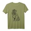 Tiger Motiv Raubkatzen Dschungel Katzen Zähne Krallen T-Shirt – Klassisch geschnitten, ideal für Tierliebhaber und Dschungel-Fans