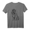 Tiger Motiv Raubkatzen Dschungel Katzen Zähne Krallen T-Shirt – Klassisch geschnitten, ideal für Tierliebhaber und Dschungel-Fans