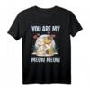 Katze Meow Verliebte Paare Liebesbeweis T-Shirt - Romantisches Geschenk für Katzenliebhaber zum Valentinstag, Hochzeitstag & Muttertag