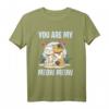 Katze Meow Verliebte Paare Liebesbeweis T-Shirt - Romantisches Geschenk für Katzenliebhaber zum Valentinstag, Hochzeitstag & Muttertag