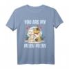 Katze Meow Verliebte Paare Liebesbeweis T-Shirt - Romantisches Geschenk für Katzenliebhaber zum Valentinstag, Hochzeitstag & Muttertag